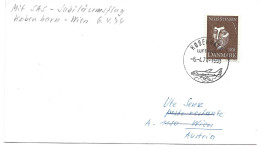 2364g: SAS- Jubiläumsflug Kopenhagen- Wien 1974, Niels Stensen - Lettres & Documents