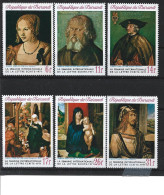 1971 BURUNDI 461-66** Lettre écrite, Tableaux Dürer - Ungebraucht