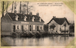 N°114935 -cpa Longueil Annel -inondations - Longueil Annel