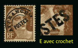 FRANCE - YT PREO 95 A - VARIETE E Avec Crochet - TIMBRE SANS GOMME - Used Stamps