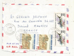 Lettre, MADAGASCAR, MAHITSY, 1993,  4 Timbres - Madagascar (1960-...)