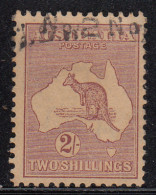 2s Kangaroo, Wmk15, Australia Used 1935 (1931 - 1936), Animal, Map,  - Gebraucht