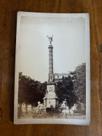 Paris 1er & 4ème * Place Du Châtelet * Photo CDV Cabinet Albuminée Circa 1860/1890 * Photographe - Paris (01)