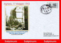 ANNULLO ANNIVERSARIO 80° BOMBARDAMENTO DI ALGHERO - 2021-...: Marcophilie