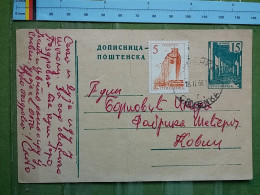 KOV 27-4 - CARTE POSTALE, POSTCARD, YUGOSLAVIA, SERBIA, CRVENKA - Storia Postale