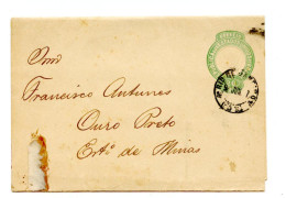 Brasil,  Postal Envelope Stationery Postcard Bilhete Postal  ( 2 Scans ) - Entiers Postaux