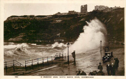 United Kingdom England Scarborough, North Yorkshire Monster Wave Splash - Scarborough