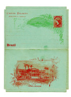 Brasil, Illustrated Postal Stationery Postcard Bilhete Postal Unused  ( 2 Scans ) - Entiers Postaux