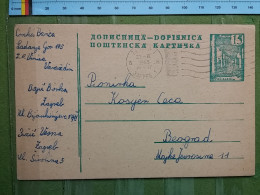 KOV 27-8 - CARTE POSTALE, POSTCARD, YUGOSLAVIA, ZAGREB - Lettres & Documents