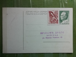 KOV 27-9 - CARTE POSTALE, POSTCARD, YUGOSLAVIA - Briefe U. Dokumente