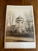 Paris 6ème * Place Et Fontaine St Sulpice * Photo CDV Cabinet Albuminée Circa 1860/1890 * Photographe - Arrondissement: 06