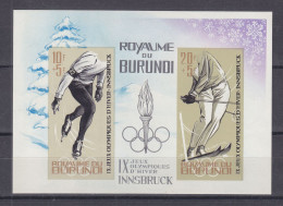 Jeux Olympiques -  Innsbruck 64 - Burundi - COB BF 3 A **  - NON Dentelé - Patinage - Ski - Valeur 12,50 € - Invierno 1964: Innsbruck