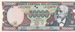 Ecuador 50000 Sucres 10.03.1999 Pick 130 UNC - Ecuador