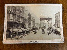 Bordeaux * Place  Et Porte Des Salinières * Photo CDV Cabinet Albuminée Circa 1860/1890 * Photographe - Bordeaux