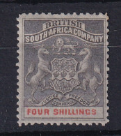 Rhodesia - BSAC: 1892/94   Arms    SG26     4/-  MH    - Sonstige & Ohne Zuordnung