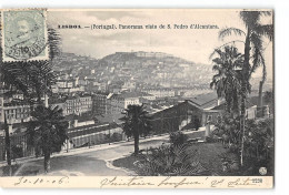 CPA Lisbonne Panorama Visto De S.Pedro D'Alcantara - Lisboa