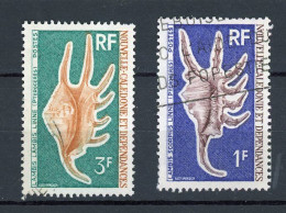 NOUVELLE-CALEDONIE RF - COQUILLAGES - N°Yt 379+380 Obli. - Gebraucht