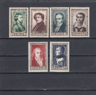 France - Année 1951 - Neuf** - N°YT 891/96** - Célébrités Du XIXè Siècle - Unused Stamps