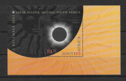 Südafrika 2002 Sonnenfinsternis Block ? **  - Unused Stamps