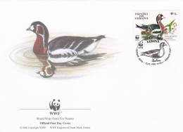 WWF - 240,23 - FDC - € 1,05 - 10-10-1998 - 40K - Red-breasted Goose - Ukraine - Otros & Sin Clasificación