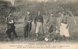 Joué * Environs De Tours * Parc La Frazelière * Réunion De Blessés De Différentes Armes , Zouaves Turco Fantassins Ww1 - Other & Unclassified