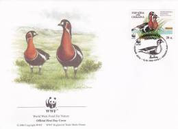 WWF - 240,21 - FDC - € 0,97 - 10-10-1998 - 20K - Red-breasted Goose - Ukraine - Andere & Zonder Classificatie