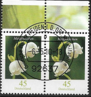 2010 Deutschland Germany Mi. 2794 FD-used Weiden    Freimarke: Blumen Maiglöckchen (Convallaria Majalis) - Gebraucht