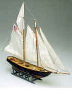 Schooner America - Goélette - 1851 - Yachting Mondial America - Maquette En Bois à Monter - C Mini Mamoli 1/140th (MM4) - Bâteaux