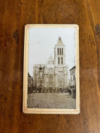 Basilique De St Denis * Place * Photo CDV Albuminée Circa 1860/1890 * Photographe - Saint Denis