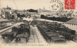 Angoulême * Vue Prise De La Passerelle Chaignaud * La Gare * Ligne Chemin De Fer * Wagons - Angouleme