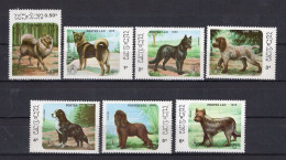 Laos 1986 - Animals - Dogs - Stamps 7v - Complete Set - MNH** - Excellent Quality - Laos