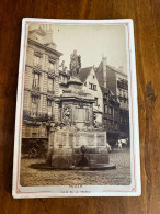 Rouen * Place De La Pucelle * Photo CDV Cabinet Albuminée Circa 1860/1890 * Photographe - Rouen