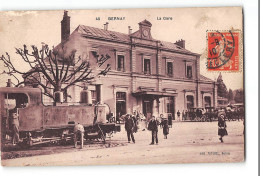 CPA 27 Bernay La Gare Train Tramway - Bernay