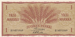 FINLAND 1 MARKKA 1963 P-98 UNC - Finland