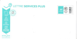 Lettre Services Plus - Lettre Suivie - Neuve - 388920 - Pseudo-entiers Officiels