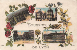 FRANCE - Lyon - Souvenir De Lyon - Colorisé - Multi Vue - Carte Postale Ancienne - Autres & Non Classés