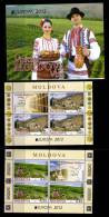 MOLDAVIA 2012 MOLDOVA - MOLDAVIE - CARNET CON 2 BLOCKS - 2012