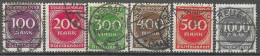 GERMANY # FROM 1923 STAMPWORLD 259-64 - 1922-1923 Local Issues