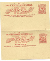 237 - 66 - Entier Postal Double Neuf - Dominicaine (République)