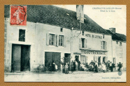 CHATEAUVILLAIN  (52) : " HOTEL DE LA GARE " - Chateauvillain