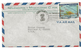 237 - 92 - Enveloppe Envoyée De Rep Dominicaine Aux USA 1947 - Dominicaine (République)