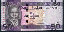 SOUTH SUDAN P14c 50 POUNDS 2017 #AP  Or  #AJ     UNC. - Sudán Del Sur