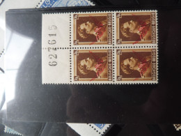 Belgique Belgie Dienstzegels Service S 24 Bloc Bl Blok 4 Neuf Luxe ** - Mint