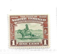 NORTH BORNEO 1939 1c SG 303 MOUNTED MINT Cat £5 - North Borneo (...-1963)