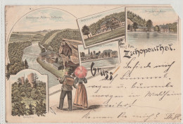 GRUSS AUS DEM ZSCHOPAUTHAL - 1897 - Zschopau