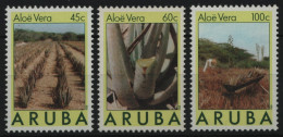 Aruba 1988 - Mi-Nr. 37-39 ** - MNH - Aloe Vera - Curaçao, Nederlandse Antillen, Aruba
