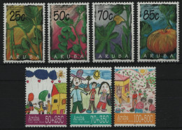 Aruba 1995 - Mi-Nr. 160-163 & 168-170 ** - MNH - 2 Ausgaben - Curaçao, Nederlandse Antillen, Aruba