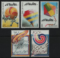 Aruba 1988 - Mi-Nr. 49-50 & 51-53 ** - MNH - 2 Ausgaben - Curaçao, Nederlandse Antillen, Aruba