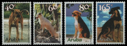 Aruba 1999 - Mi-Nr. 236-239 ** - MNH - Hunde / Dogs - Curaçao, Nederlandse Antillen, Aruba