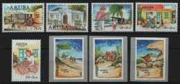 Aruba 1999 - Mi-Nr. 242-243, 244-246 & 247-249 ** - MNH - 3 Ausgaben - Curaçao, Nederlandse Antillen, Aruba